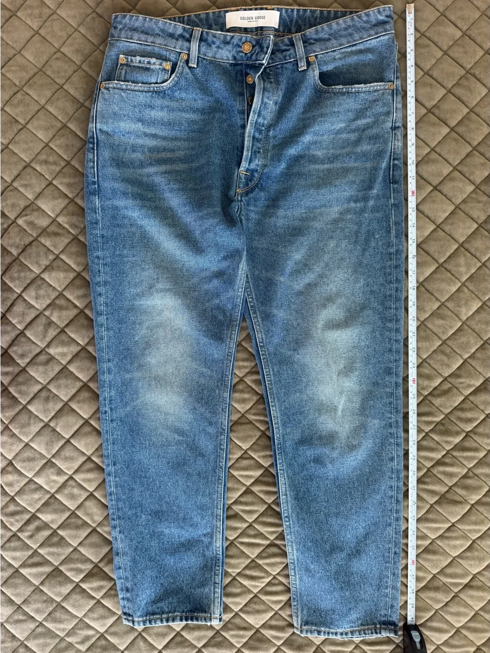 Golden Goose Men's Medium Blue Straight Jeans Size 33